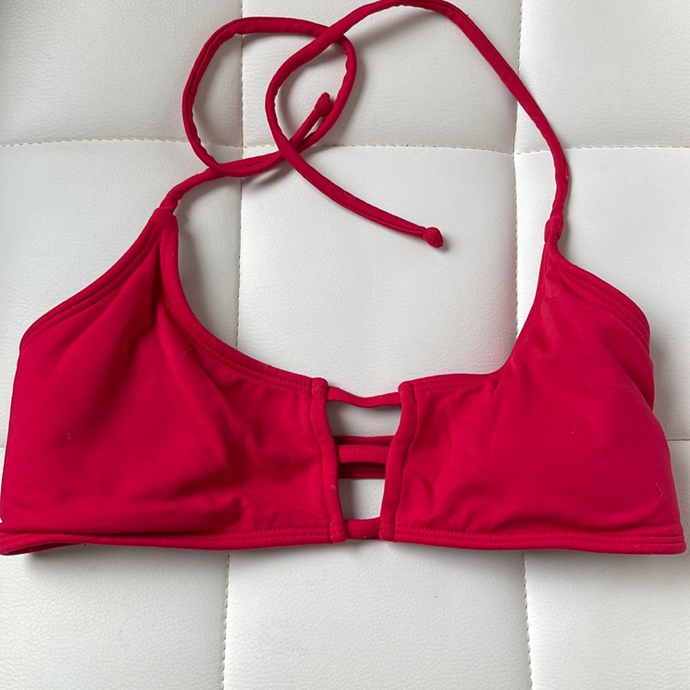 Red Midori Bikini Top